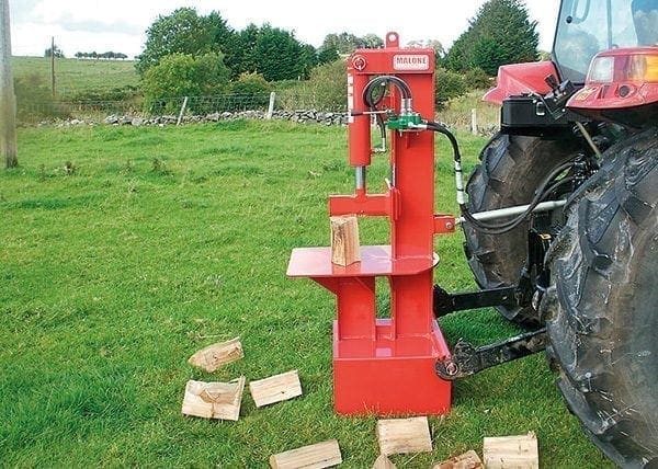 Malone Tractor mounted CAT 3 point linkage log Splitter