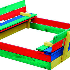 Wooden Children’s Play Pit – Multi Colour