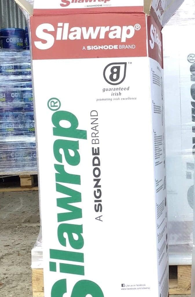 Silawrap 750mm x 1500m Black Bale Wrap