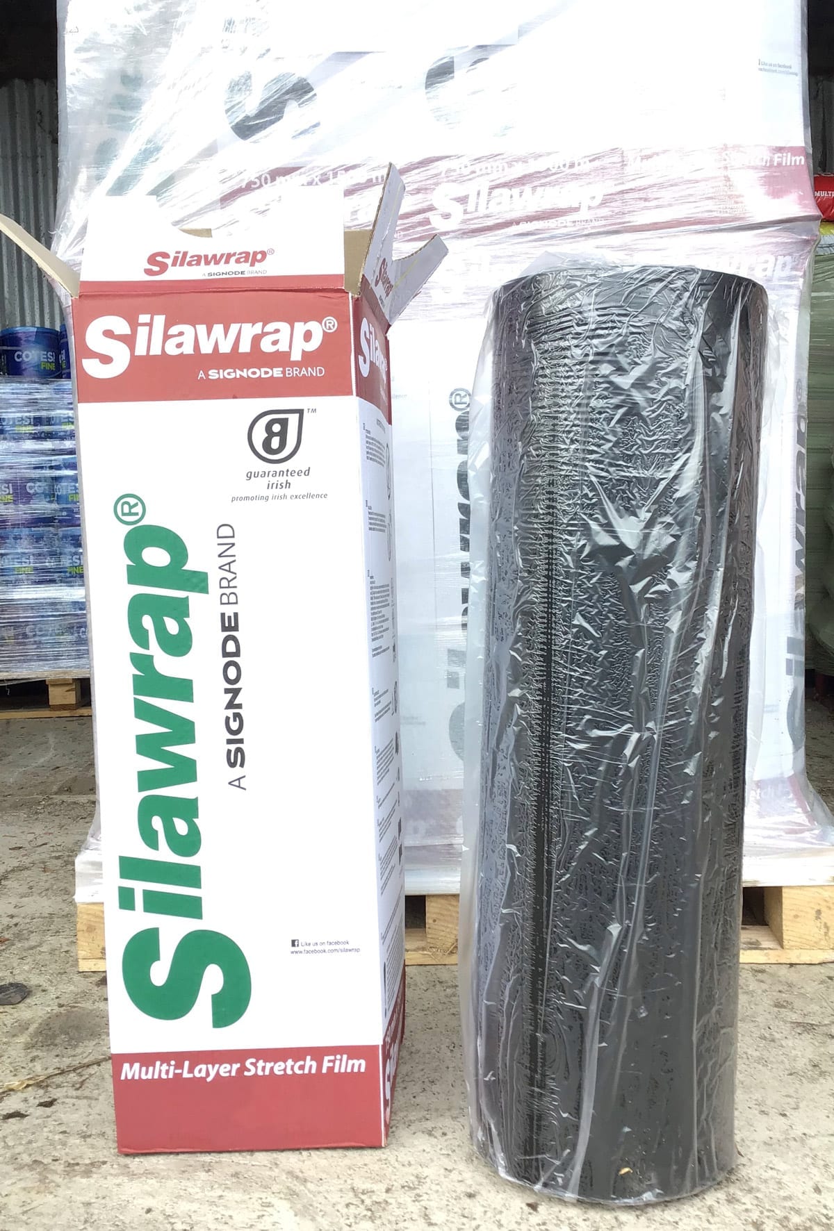 Silawrap 500mm x 1800m Black Bale Wrap | BORDER PLANT SALES LTD