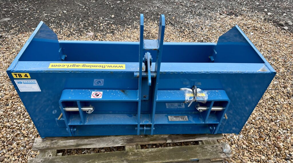 4ft Compact Tractor mounted tipping transport box - Image 3