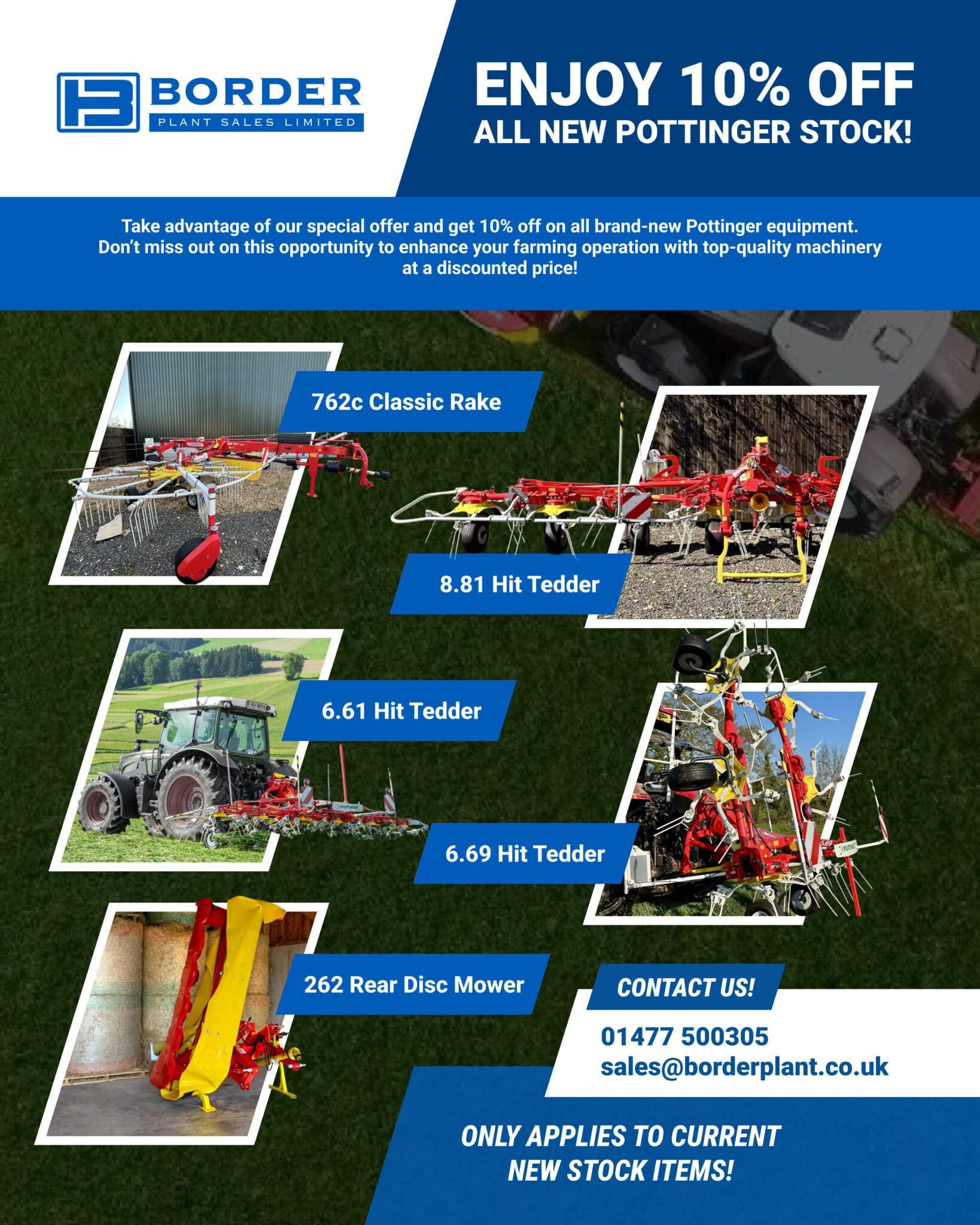 Farm Machinery For Sale in Cheshire | Border Plant Sales