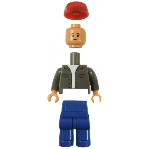 CASE IH Tractor With Farmer Toy - Image 5