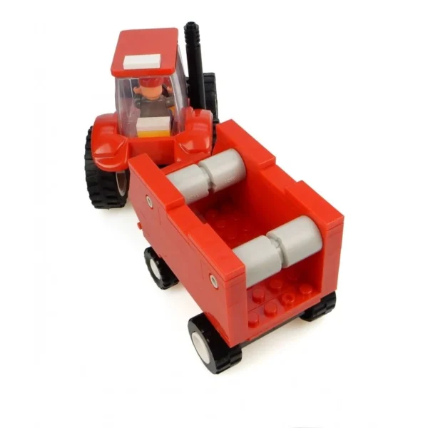 CASE IH Tractor With Baler And Farmer Toy - Image 3