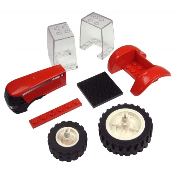 CASE IH Tractor With Baler And Farmer Toy - Image 4