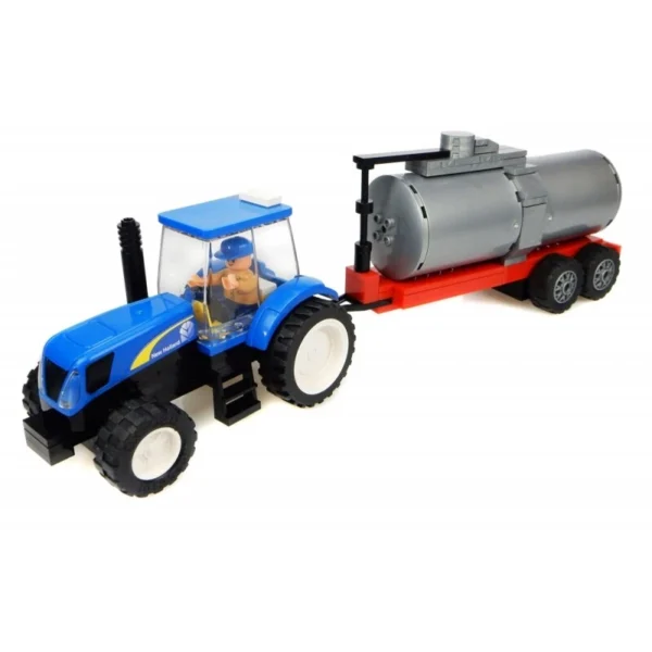 NEW HOLLAND Tractor With Tanker And Farmer Toy - Image 2