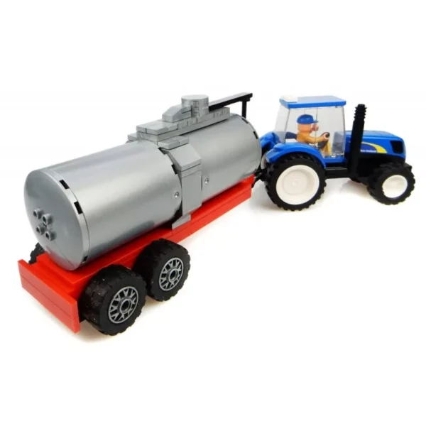 NEW HOLLAND Tractor With Tanker And Farmer Toy - Image 3