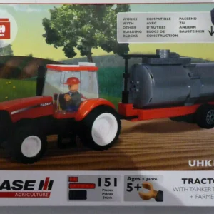 CASE IH Tractor With Tanker And Farmer Toy