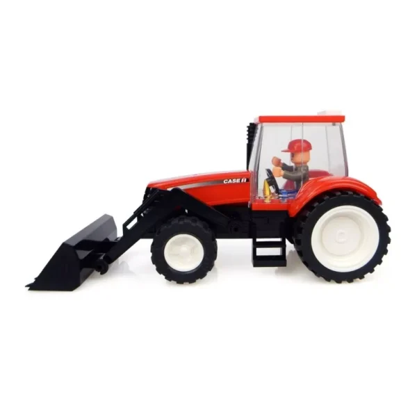 CASE IH Tractor With Front Loader And Farmer Toy - Image 3