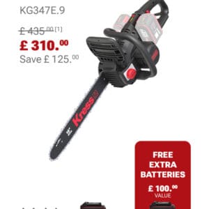 Kress KG347E.9 Bundle Deal
