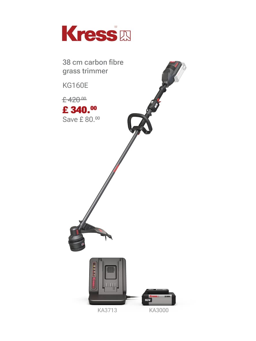 KRESS KG160E Grass Trimmer Bundle Deal