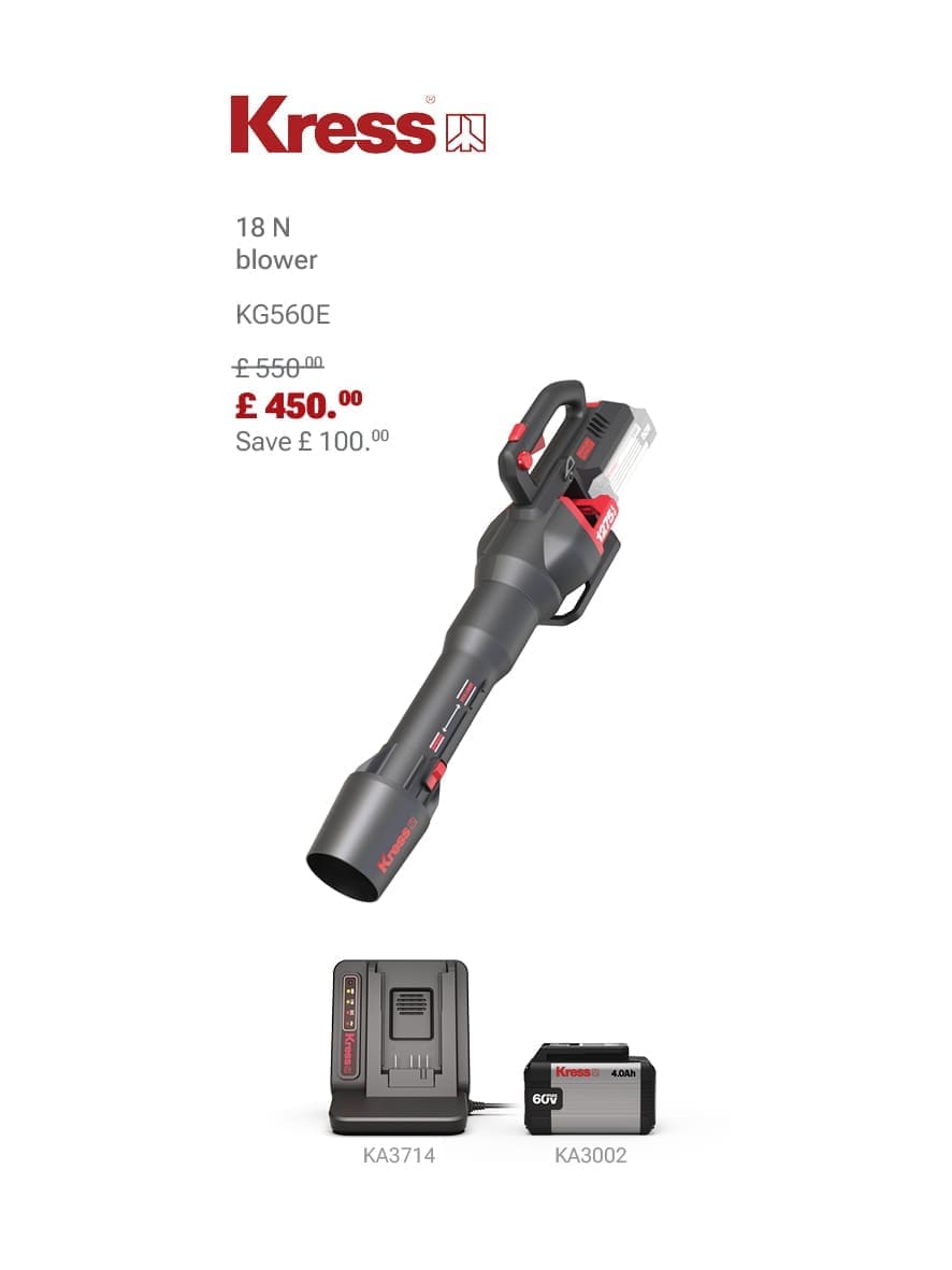 KRESS KG560E Blower Bundle Deal