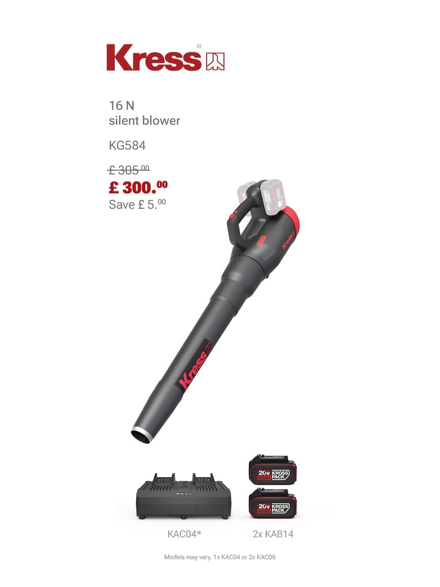 KRESS KG584E Blower Bundle Deal