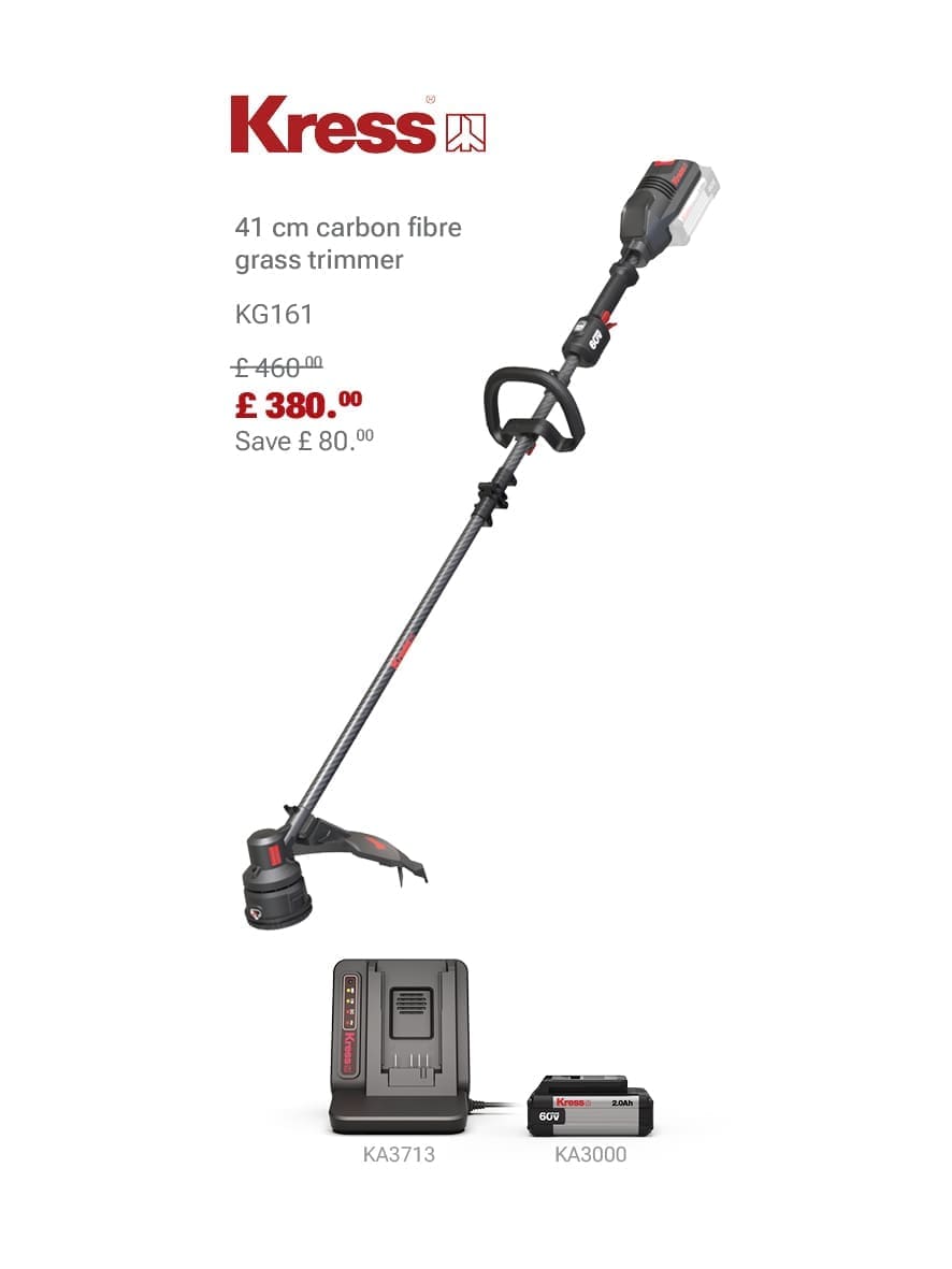 KRESS KG161 Grass Trimmer Bundle Deal