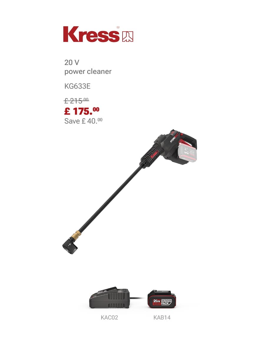 KRESS KG633E Power Cleaner Bundle Deal