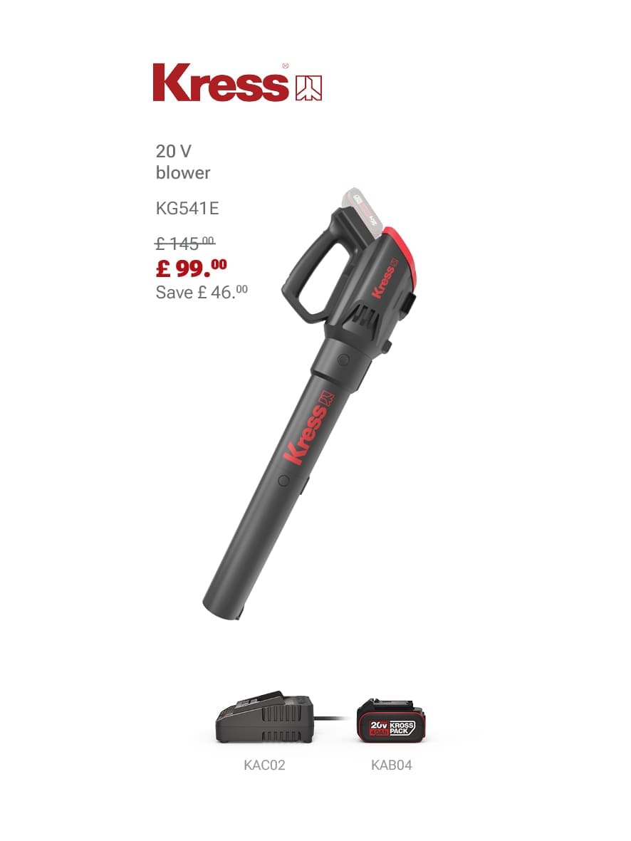 KRESS KG541E Blower Bundle Deal